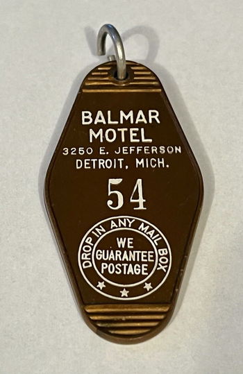 Balmar Motel - Key Fob